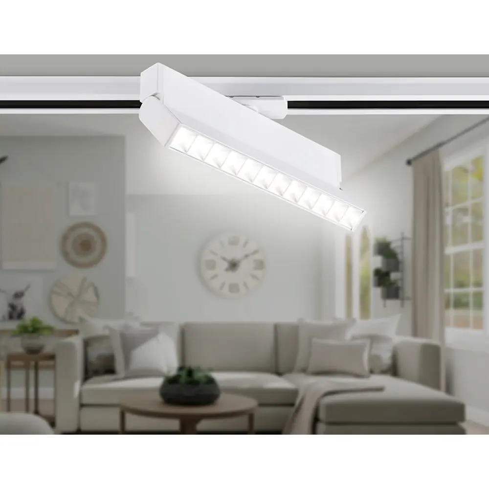 Фото 15 Трековый светильник линейный светодиодный Ambrella light Gl6816 12 Вт 2 м² цвет белый Фото 15 Трековый светильник линейный светодиодный Ambrella light Gl6816 12 Вт 2 м² цвет белый