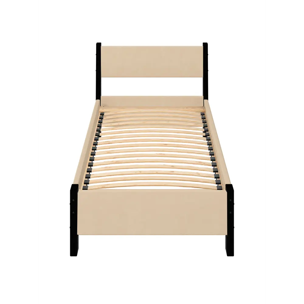 Фото 4 Кровать Solarius Мишка орто основание mkr-obiv-rs3-onix80-200-orto 90 x 80 x 210 см дерево цвет бежевый/оникс Фото 4 Кровать Solarius Мишка орто основание mkr-obiv-rs3-onix80-200-orto 90 x 80 x 210 см дерево цвет бежевый/оникс