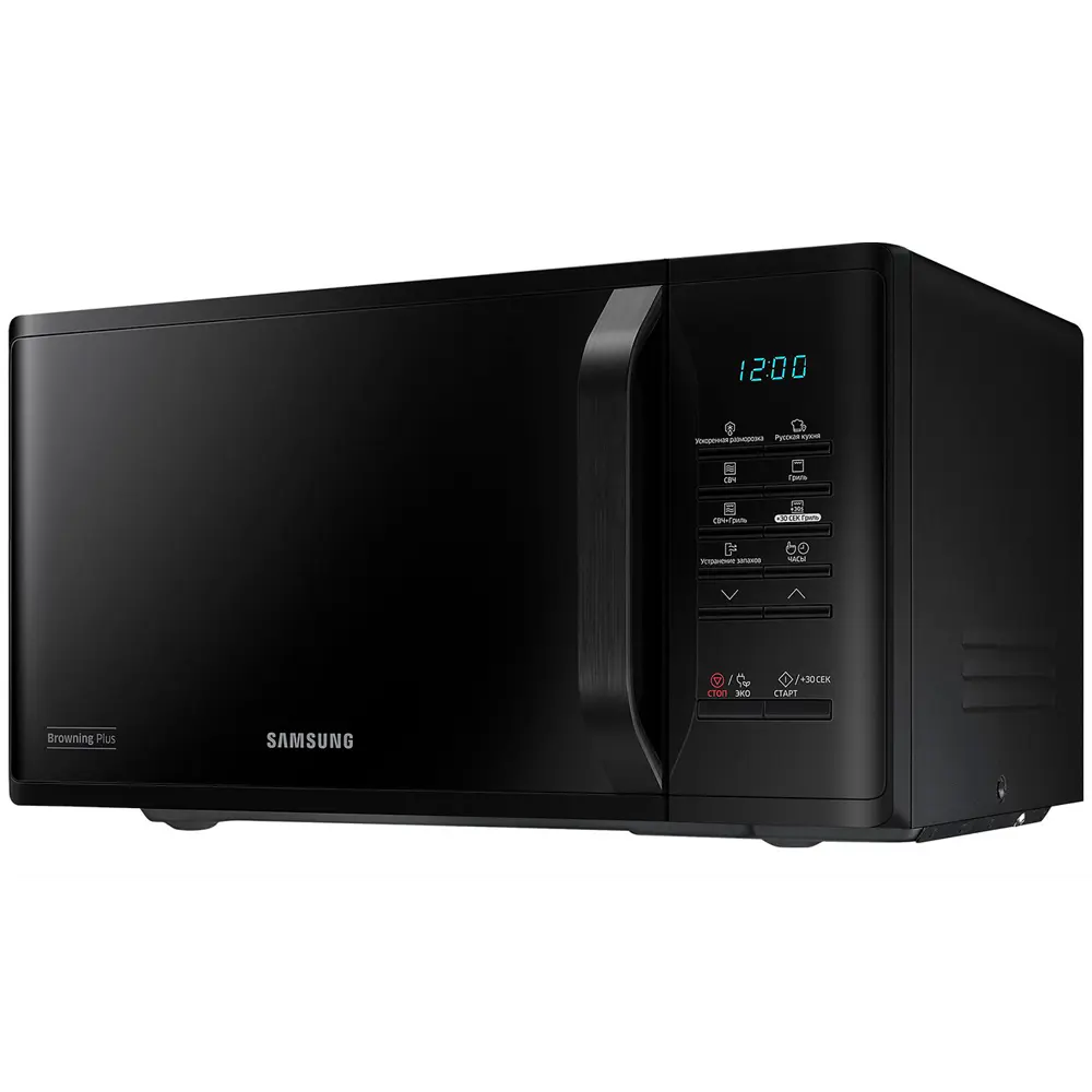 Фото Отдельностоящая микроволновая печь Samsung MG23K3513AK/BW 23 л 48.9x27.5x39.2 см цвет черный Фото Отдельностоящая микроволновая печь Samsung MG23K3513AK/BW 23 л 48.9x27.5x39.2 см цвет черный
