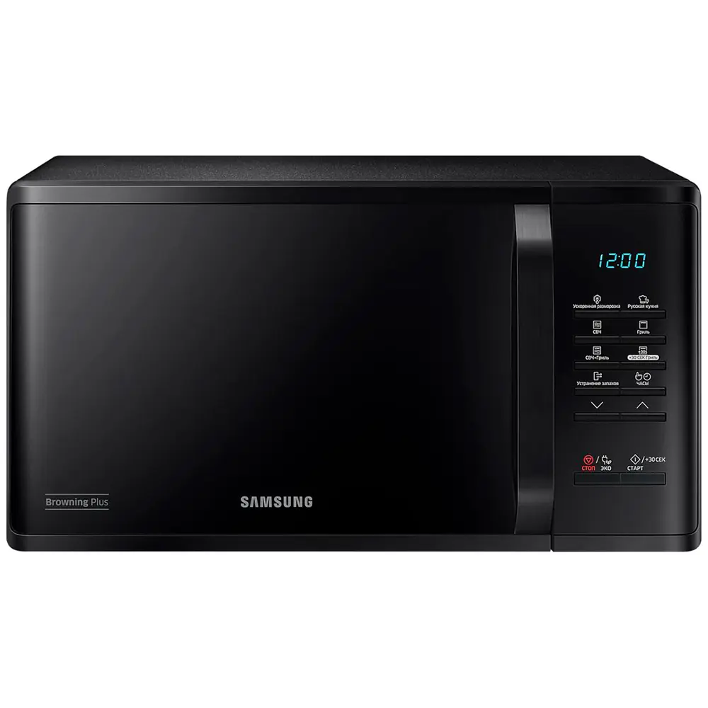 Фото 4 Отдельностоящая микроволновая печь Samsung MG23K3513AK/BW 23 л 48.9x27.5x39.2 см цвет черный Фото 4 Отдельностоящая микроволновая печь Samsung MG23K3513AK/BW 23 л 48.9x27.5x39.2 см цвет черный
