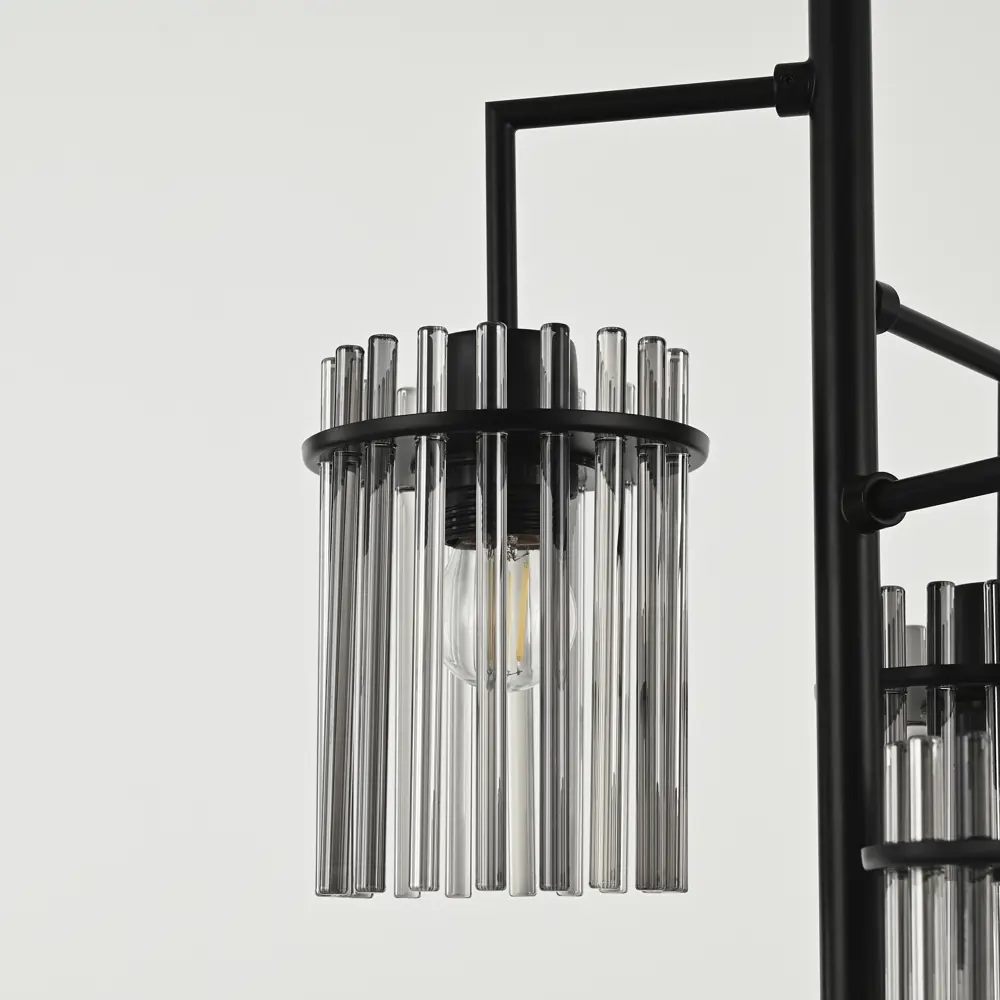 Фото 4 Люстра подвесная Arte perfetto luce 3341.1812.d310.e27.4.grey 4 лампы 8 м² цвет черный Фото 4 Люстра подвесная Arte perfetto luce 3341.1812.d310.e27.4.grey 4 лампы 8 м² цвет черный
