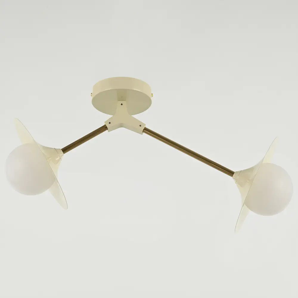 Фото 8 Люстра потолочная Arte perfetto luce 3341.1912.l580.g9.2.beige 2 лампы 4 м² цвет белый Фото 8 Люстра потолочная Arte perfetto luce 3341.1912.l580.g9.2.beige 2 лампы 4 м² цвет белый