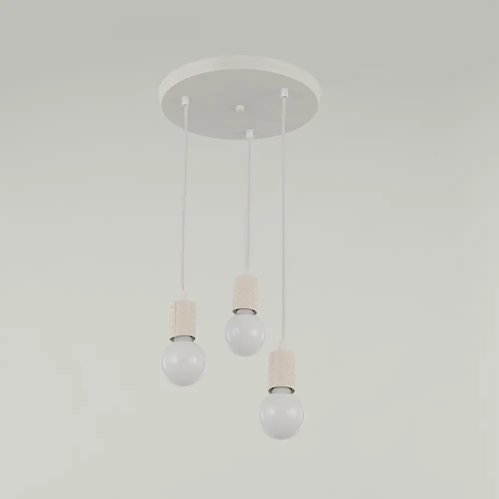 Фото 6 Светильник подвесной Arte Milano 414121.d300.e27-3_white 3 лампы 6 м² цвет белый Фото 6 Светильник подвесной Arte Milano 414121.d300.e27-3_white 3 лампы 6 м² цвет белый