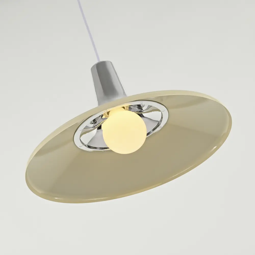 Фото 9 Светильник подвесной Arte Milano 411124.d380.e27-1_beige 1 лампа 2 м² цвет белый Фото 9 Светильник подвесной Arte Milano 411124.d380.e27-1_beige 1 лампа 2 м² цвет белый