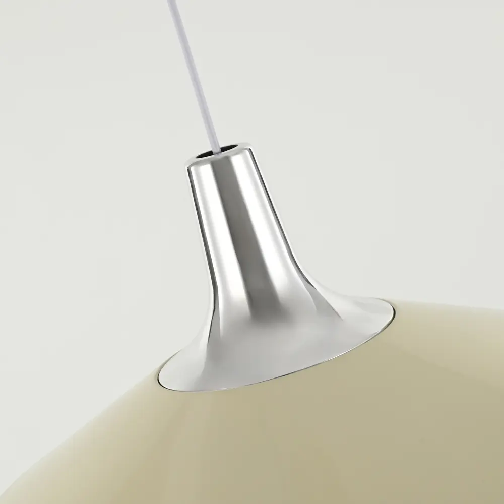 Фото 4 Светильник подвесной Arte Milano 411124.d380.e27-1_beige 1 лампа 2 м² цвет белый Фото 4 Светильник подвесной Arte Milano 411124.d380.e27-1_beige 1 лампа 2 м² цвет белый