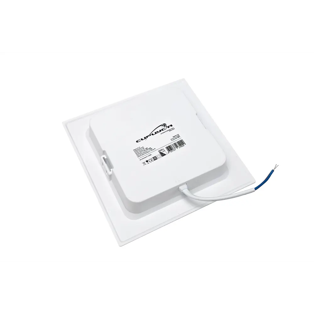 Фото 3 Светильник точечный встраиваемый светодиодный Сириус А Downlight Shdlsq-12w-4k под отверстие 130 мм 12 Вт теплый белый (желтый) свет цвет белый Фото 3 Светильник точечный встраиваемый светодиодный Сириус А Downlight Shdlsq-12w-4k под отверстие 130 мм 12 Вт теплый белый (желтый) свет цвет белый