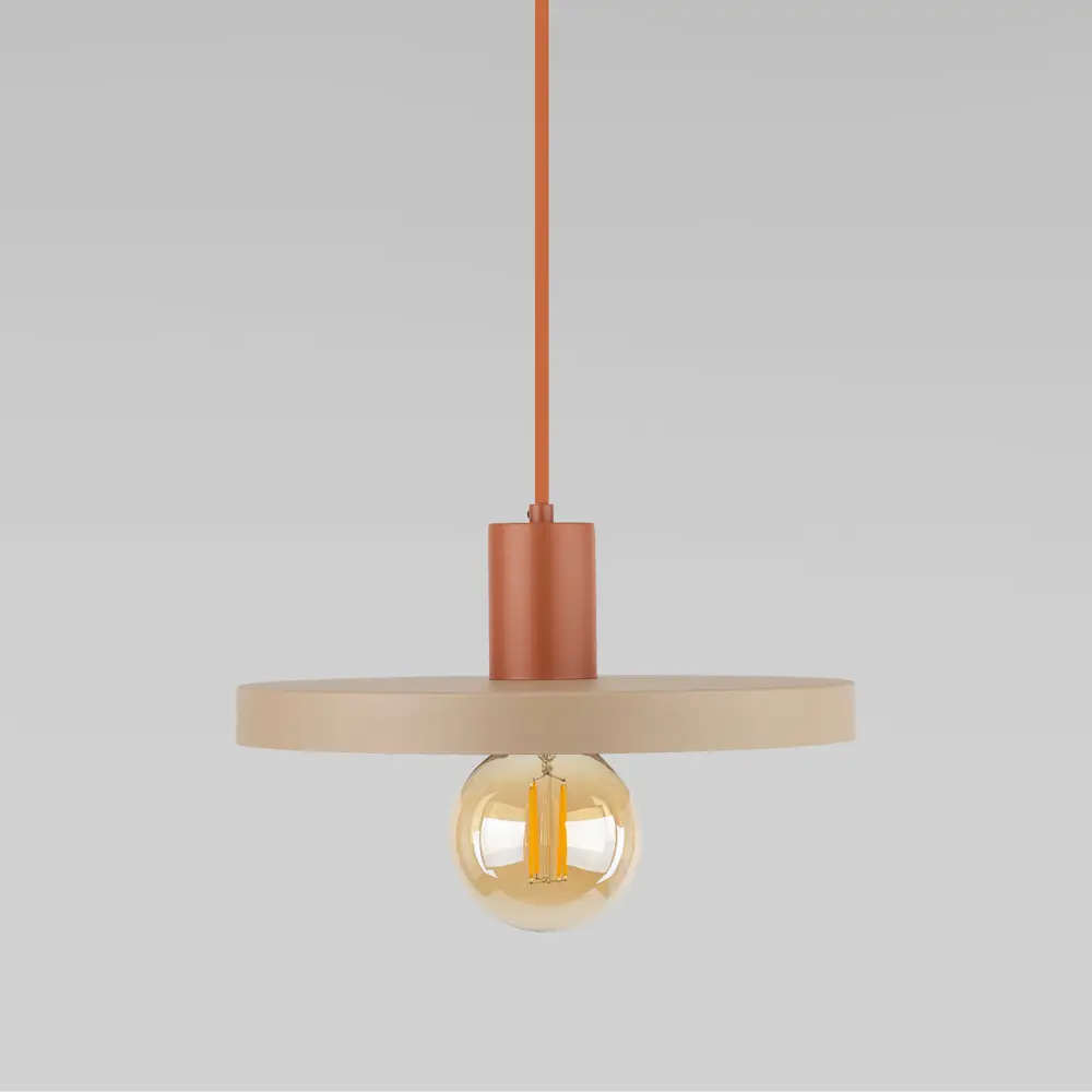 Фото 2 Светильник подвесной Tk lighting Sila A070969 1 лампа 1 м² цвет бежевый/красный Фото 2 Светильник подвесной Tk lighting Sila A070969 1 лампа 1 м² цвет бежевый/красный