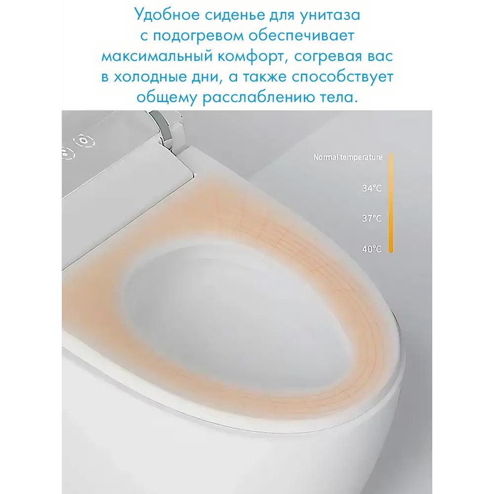 Фото 4 Унитаз смарт Haitec HT-ESTA101 электронный автоматизированный Фото 4 Унитаз смарт Haitec HT-ESTA101 электронный автоматизированный