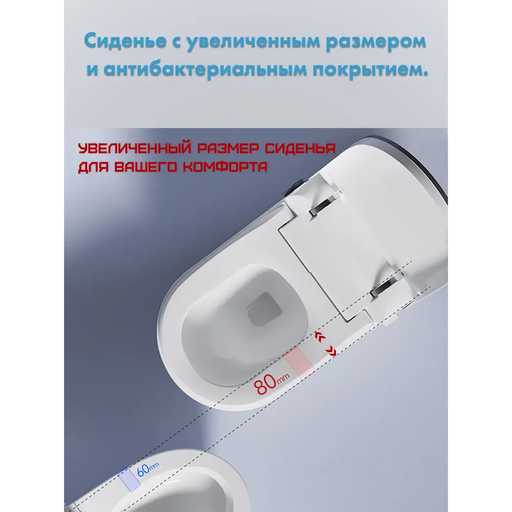 Фото 6 Унитаз смарт Haitec HT-ESTA101 электронный автоматизированный Фото 6 Унитаз смарт Haitec HT-ESTA101 электронный автоматизированный