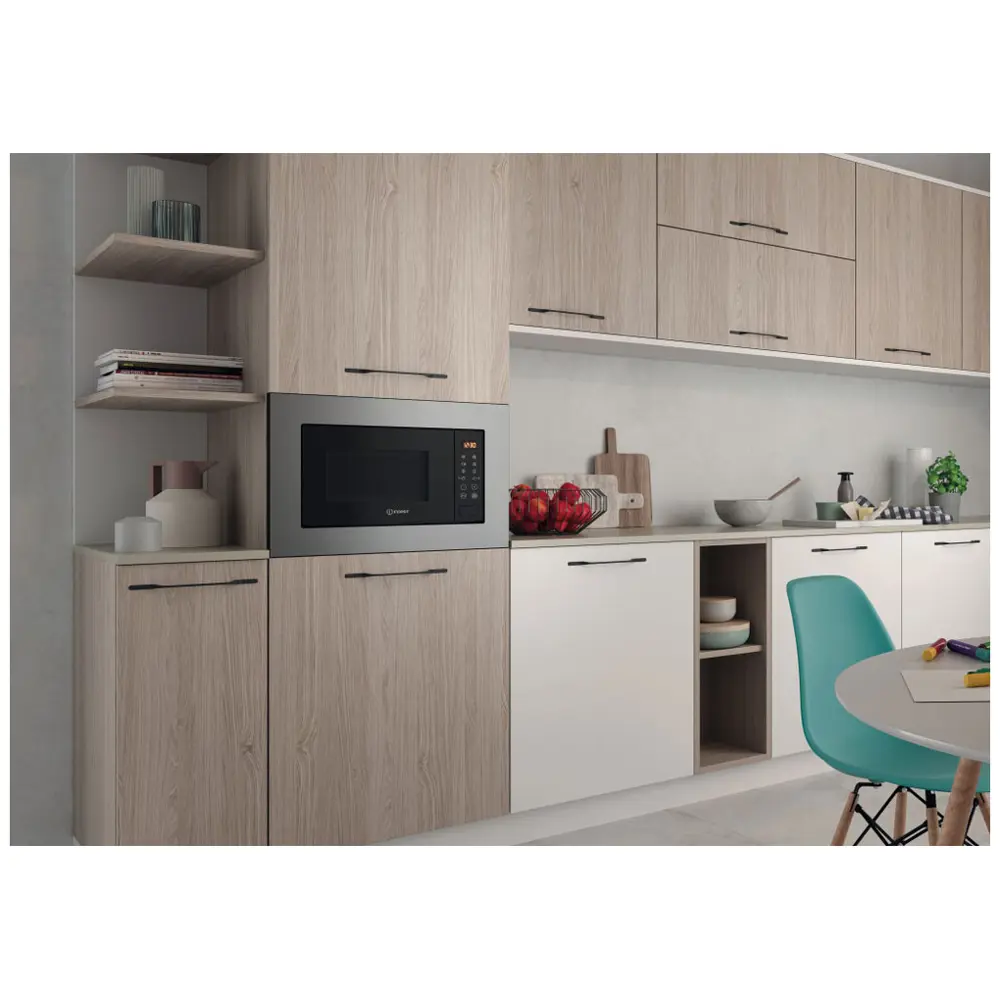 Фото 6 Встраиваемая микроволновая печь Indesit MWI 120 GX, нержавеющая сталь 20 л 59.5x38.8x39.2 см цвет нержавеющая сталь Фото 6 Встраиваемая микроволновая печь Indesit MWI 120 GX, нержавеющая сталь 20 л 59.5x38.8x39.2 см цвет нержавеющая сталь