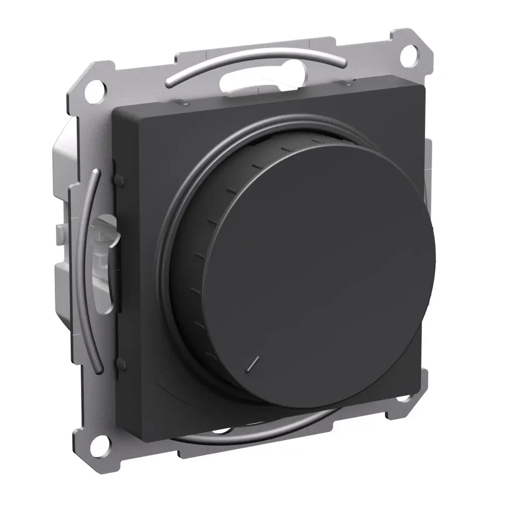 Фото Диммер встраиваемый Systeme electric AtlasDesign ATN001423 400 Вт цвет черный Фото Диммер встраиваемый Systeme electric AtlasDesign ATN001423 400 Вт цвет черный
