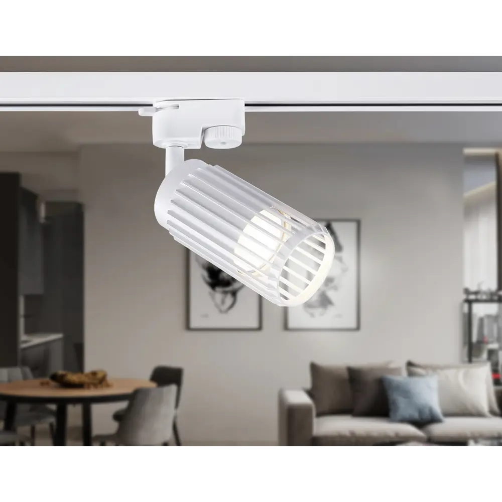 Фото 14 Трековый светильник спот под лампу Ambrella light Gl5157 12 Вт цвет белый
