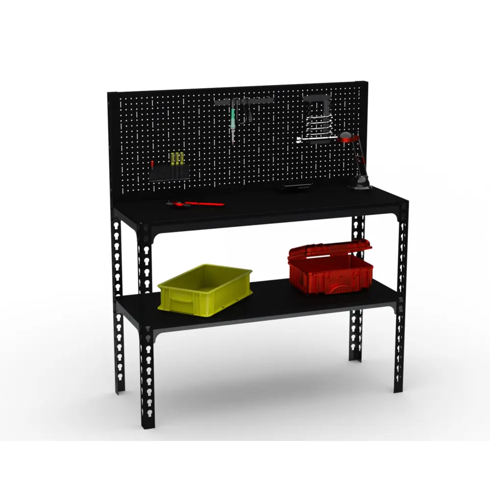 Фото Стол-верстак Metalex 117208 950x1000x600 мм, максимальная нагрузка до 260 кг, с комплектом аксессуаров