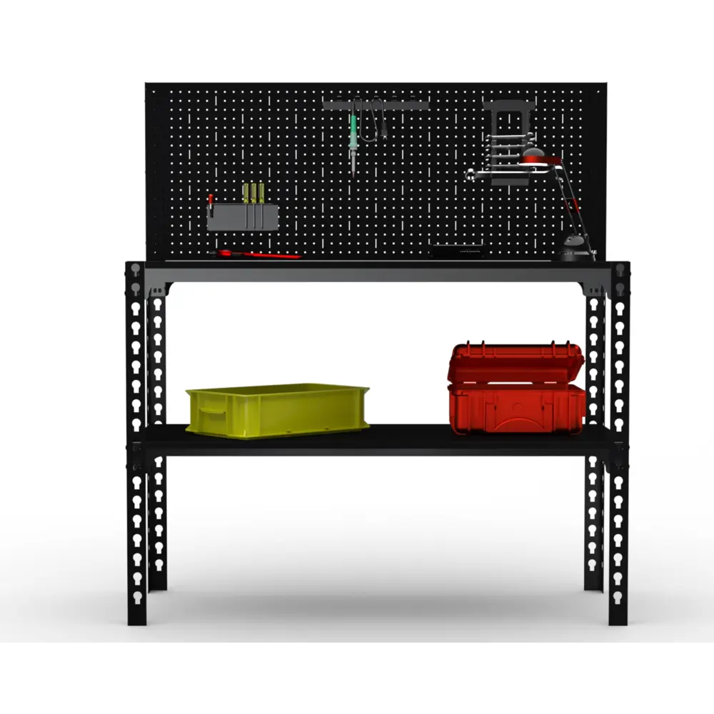 Фото 2 Стол-верстак Metalex 117208 950x1000x600 мм, максимальная нагрузка до 260 кг, с комплектом аксессуаров