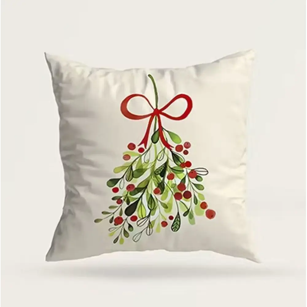 Фото Наволочка декоративная Zaberite Ягодная елка 1443Н, 40x40 см Фото Наволочка декоративная Zaberite Ягодная елка 1443Н, 40x40 см