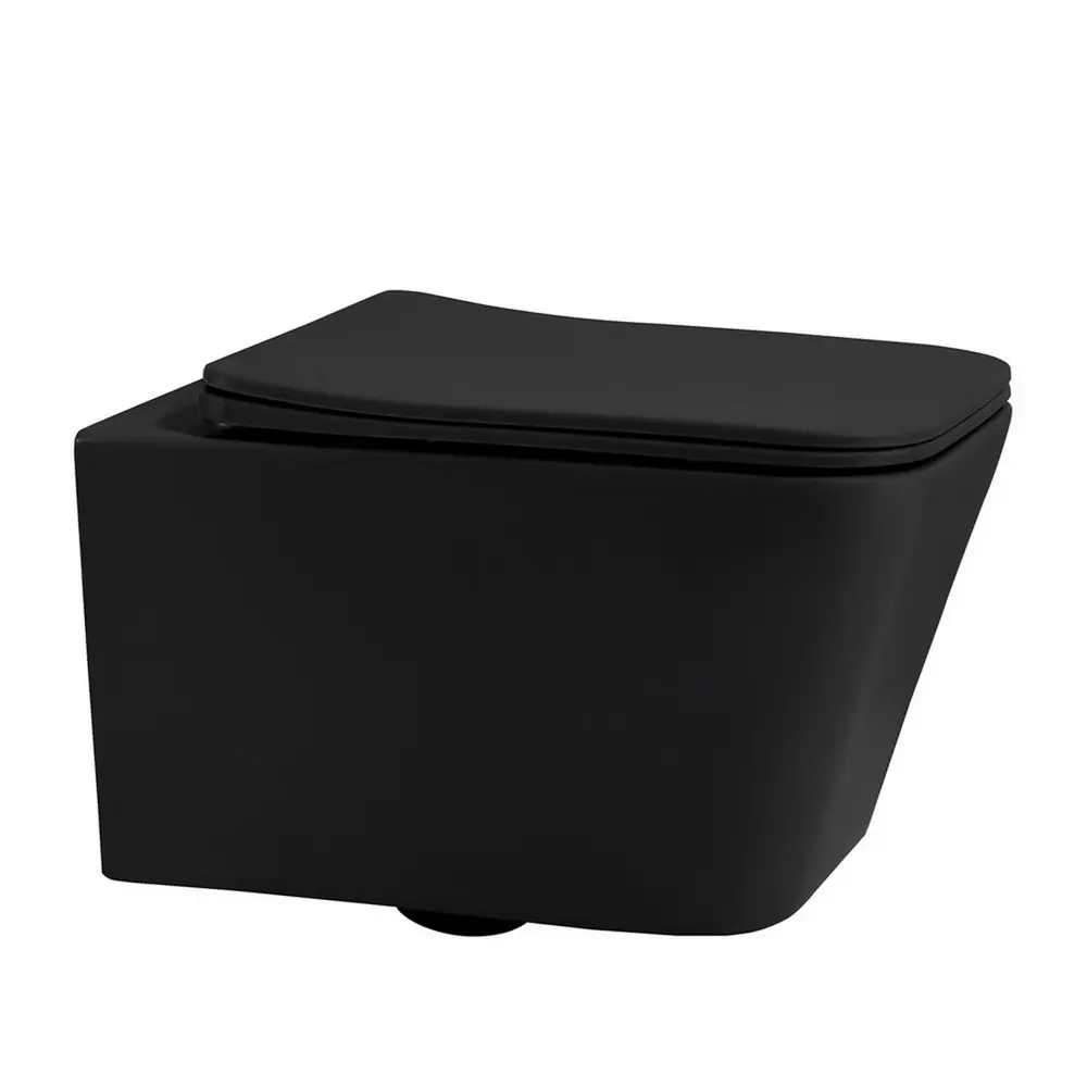 Фото 2 Комплект подвесной унитаз Abber Rechteck AC1201MB черный матовый с инсталляцией AC0105 и кнопкой AC0120MB черный матовый Фото 2 Комплект подвесной унитаз Abber Rechteck AC1201MB черный матовый с инсталляцией AC0105 и кнопкой AC0120MB черный матовый