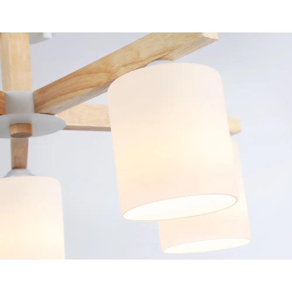 Фото 5 Люстра на штанге Ambrella Light Traditional Ambr_tr83113 5 ламп 7.86 м² цвет белый/светлое дерево Фото 5 Люстра на штанге Ambrella Light Traditional Ambr_tr83113 5 ламп 7.86 м² цвет белый/светлое дерево