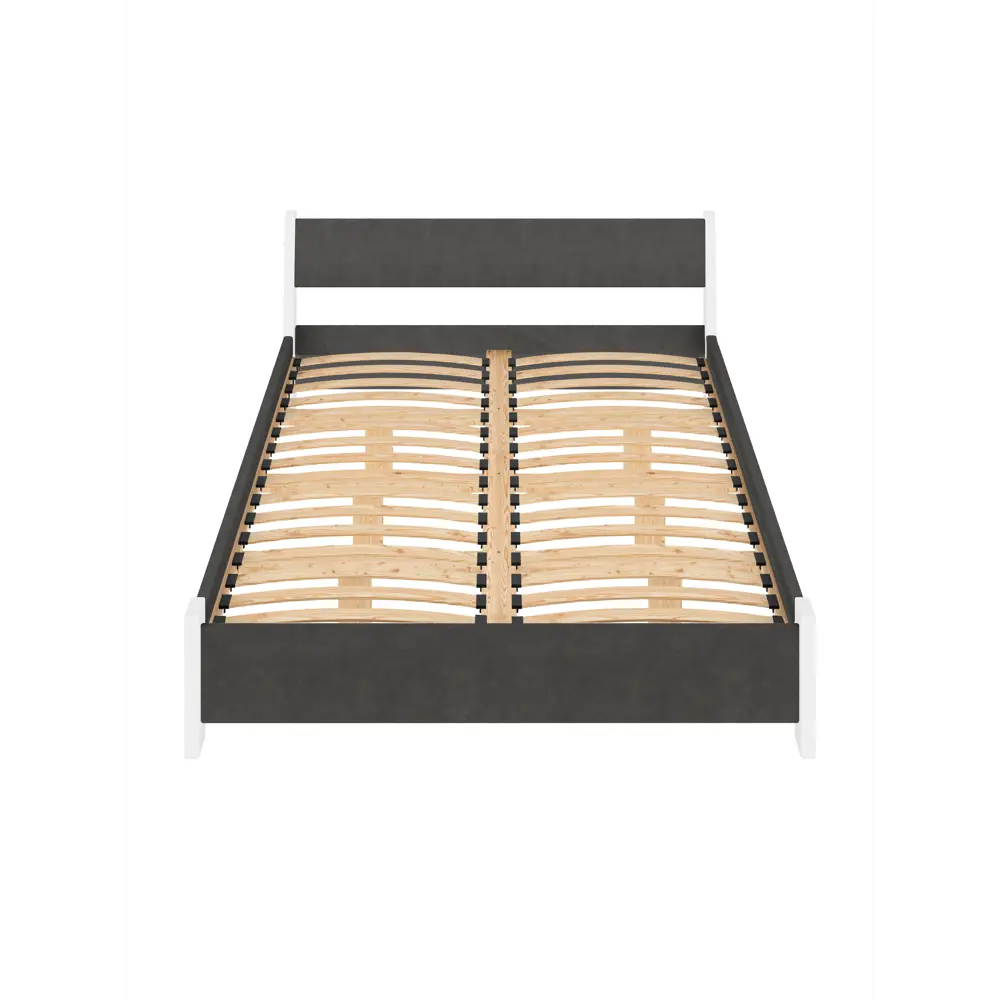 Фото 3 Кровать Solarius Мишка орто основание 150x80x210см дерево цвет темно-серый/белый Фото 3 Кровать Solarius Мишка орто основание 150x80x210см дерево цвет темно-серый/белый