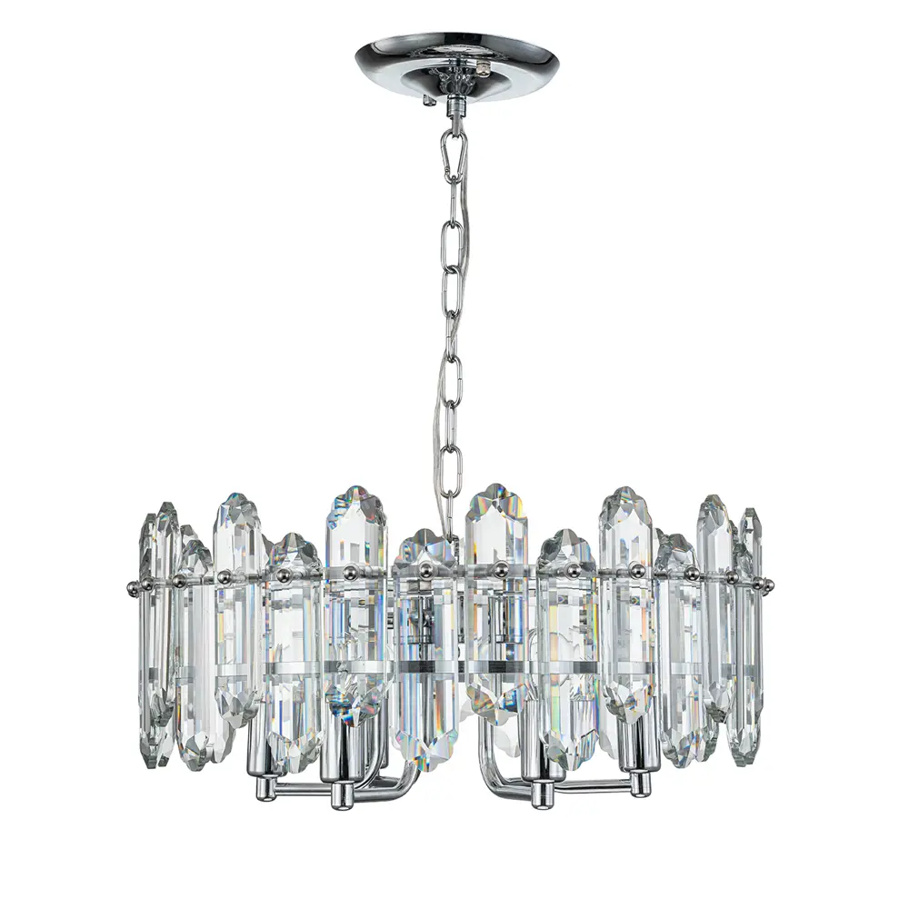 Фото 2 Светильник подвесной Escada Tiara Esc_2111_6s_chrome 6 ламп 12 м² цвет серый/серебристый Фото 2 Светильник подвесной Escada Tiara Esc_2111_6s_chrome 6 ламп 12 м² цвет серый/серебристый