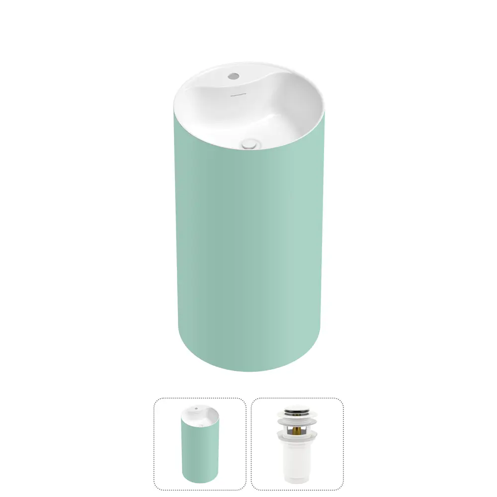 Фото Напольная раковина отдельностоящая Wellsee Chalice Perfection 20213075R размер 45x45x85 см, с донным клапаном Фото Напольная раковина отдельностоящая Wellsee Chalice Perfection 20213075R размер 45x45x85 см, с донным клапаном