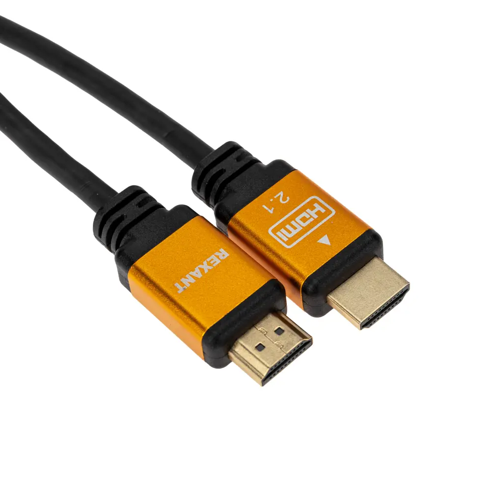 Фото 2 Кабель Rexant Gold HDMI - HDMI 2.1 2 м Фото 2 Кабель Rexant Gold HDMI - HDMI 2.1 2 м