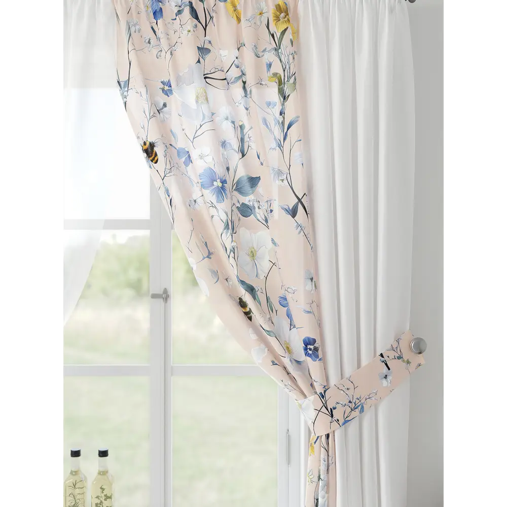 Фото 5 Тюль Comfy way Лерис - 105 CW509105-150 на шторной ленте 150x300 см цвет белый