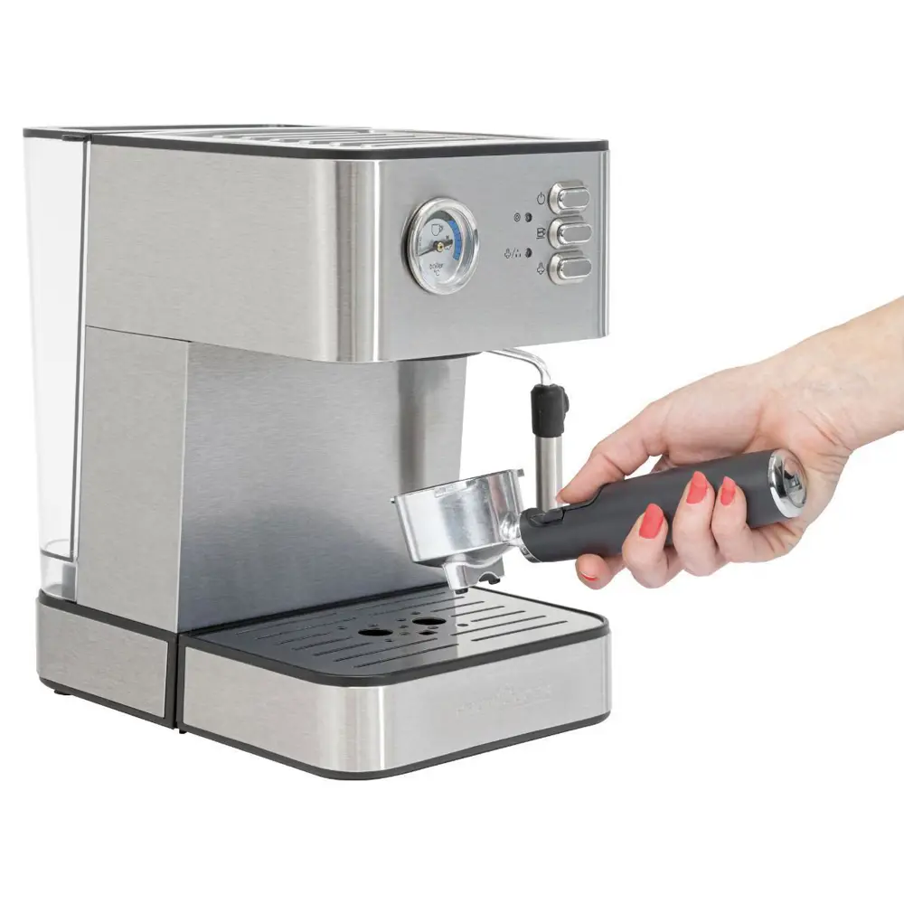 Фото 2 Рожковая кофеварка Profi cook Pc-es 1209 inox цвет нержавеющая сталь Фото 2 Рожковая кофеварка Profi cook Pc-es 1209 inox цвет нержавеющая сталь