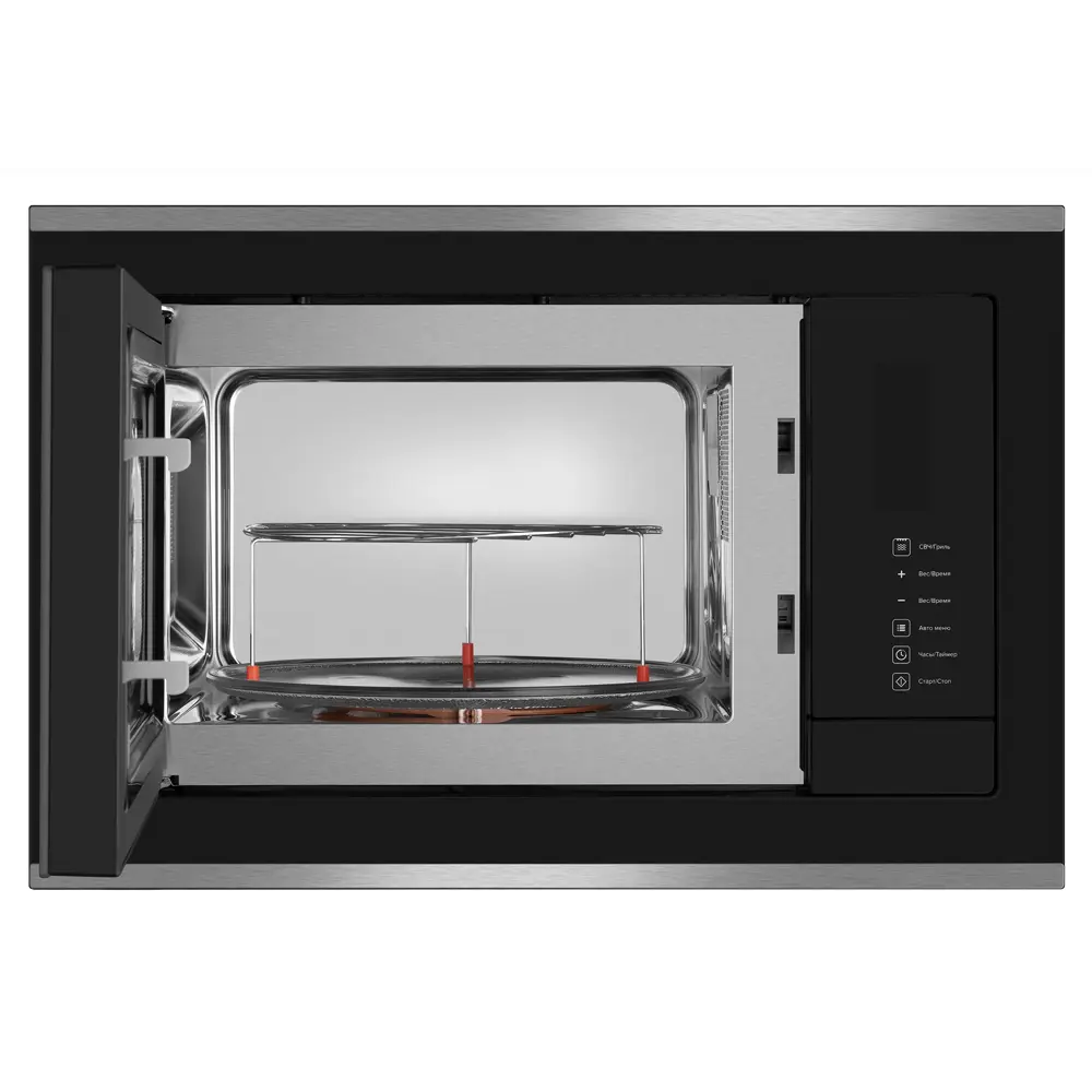 Фото 2 Встраиваемая микроволновая печь Weissgauff HMT-725 Touch Grill 433077 25 л 59.2x39x38.2 см цвет черный