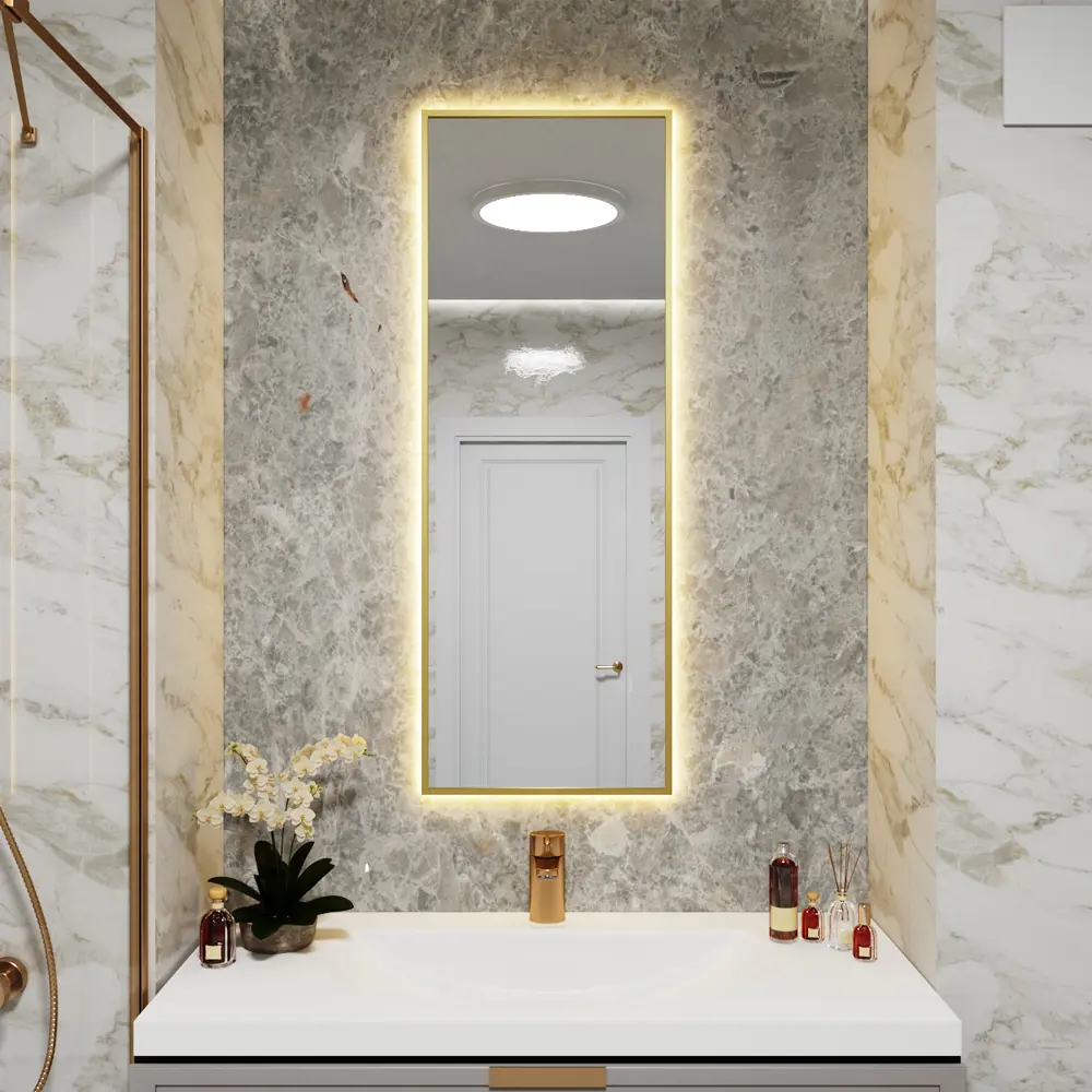 Фото Зеркало со встроенной подсветкой One mirror 12050зст 50x120 см
