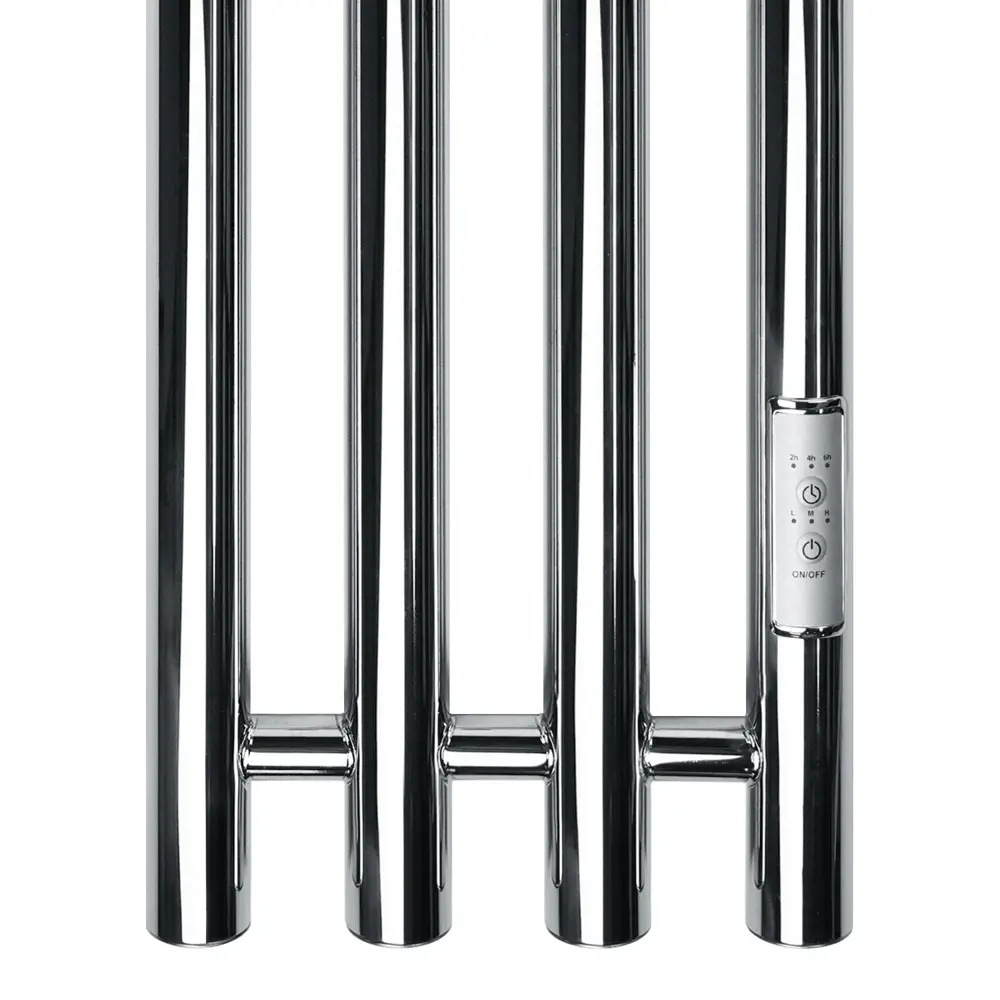 Фото 3 Полотенцесушитель электрический Primoclima Sol R E Inox 210x1000 мм 105 Вт с терморегулятором I-образный цвет полированная нержавеющая сталь Фото 3 Полотенцесушитель электрический Primoclima Sol R E Inox 210x1000 мм 105 Вт с терморегулятором I-образный цвет полированная нержавеющая сталь