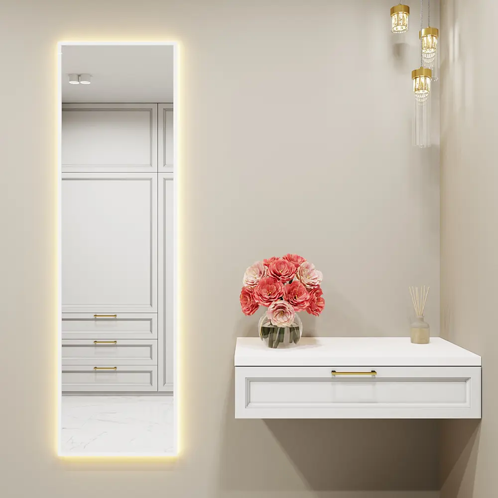 Фото Зеркало со встроенной подсветкой One mirror 16145бст 45x160 см