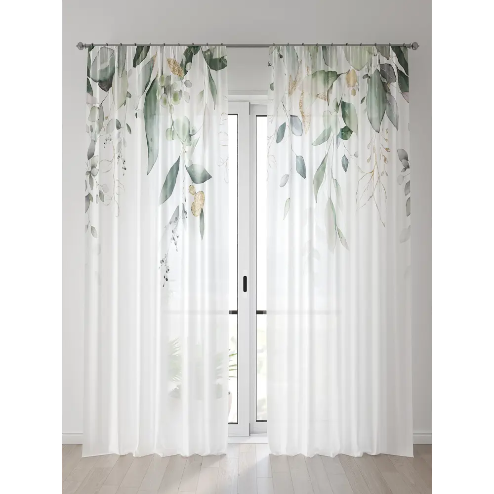 Фото Тюль Comfy Way Алоуна - 176 CW580176-240 150x240 см на шторной ленте цвет белый 2 шт Фото Тюль Comfy Way Алоуна - 176 CW580176-240 150x240 см на шторной ленте цвет белый 2 шт