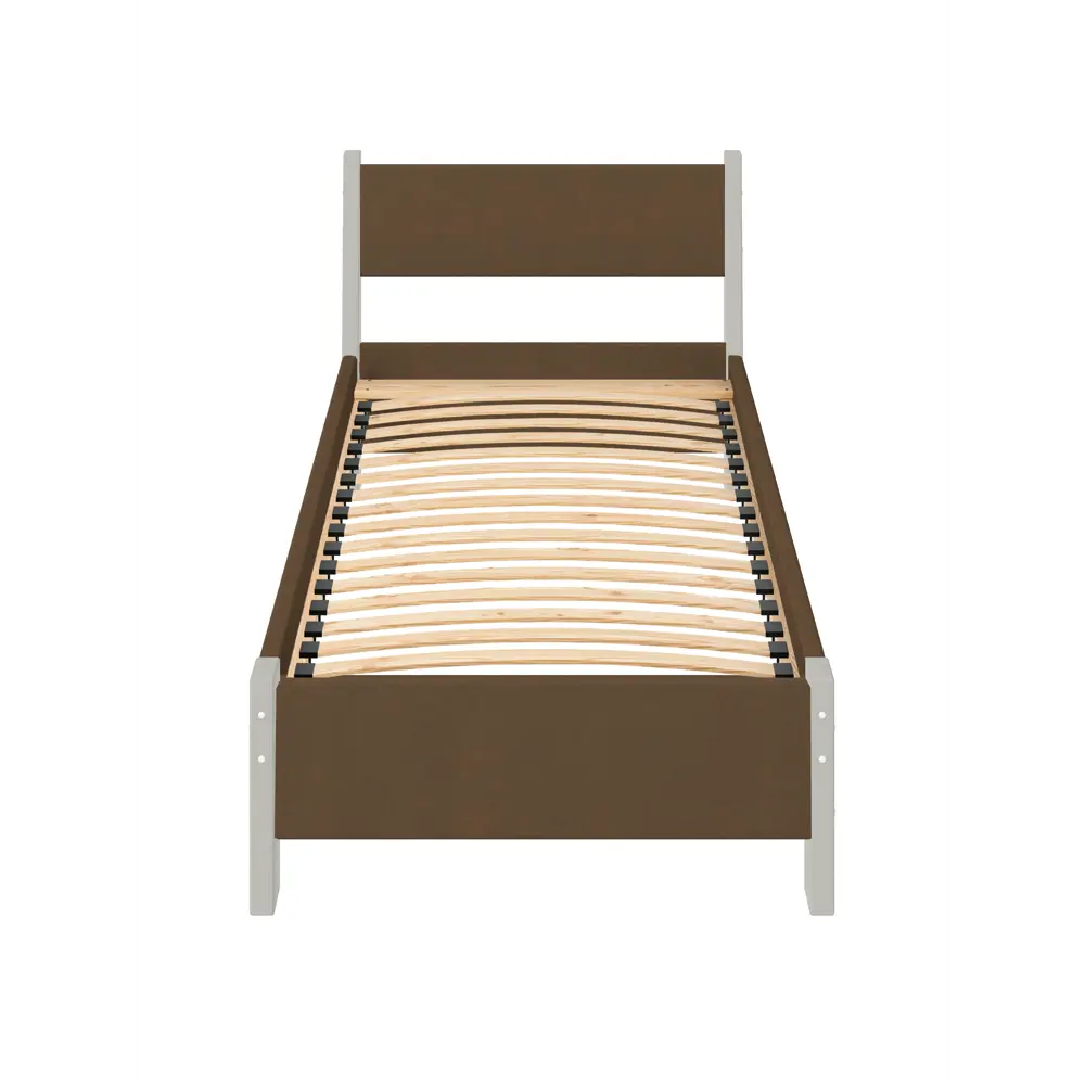 Фото 3 Кровать Solarius Мишка орто основание mkr-obiv-rs9-plat80-200-orto 90 x 80 x 210 см дерево цвет коричневый/платиновый Фото 3 Кровать Solarius Мишка орто основание mkr-obiv-rs9-plat80-200-orto 90 x 80 x 210 см дерево цвет коричневый/платиновый