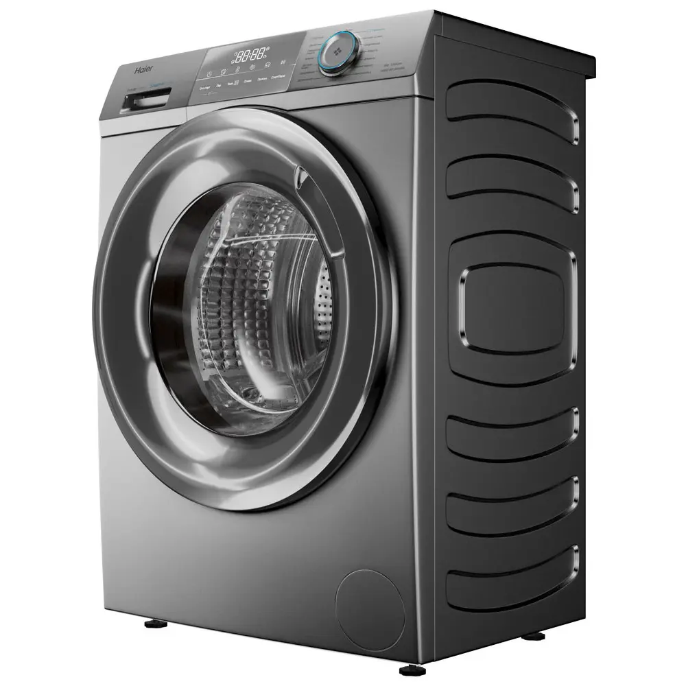 Фото 3 Стиральная машина Haier Hw60-bp12929bs 59.5x85x38 см 6 кг цвет серый серебристый Фото 3 Стиральная машина Haier Hw60-bp12929bs 59.5x85x38 см 6 кг цвет серый серебристый