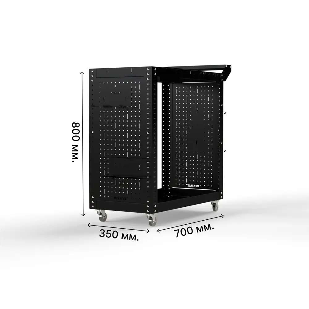 Фото 2 Тележка инструментальная Metalex Тип 2 118144 800x450x900 мм Фото 2 Тележка инструментальная Metalex Тип 2 118144 800x450x900 мм