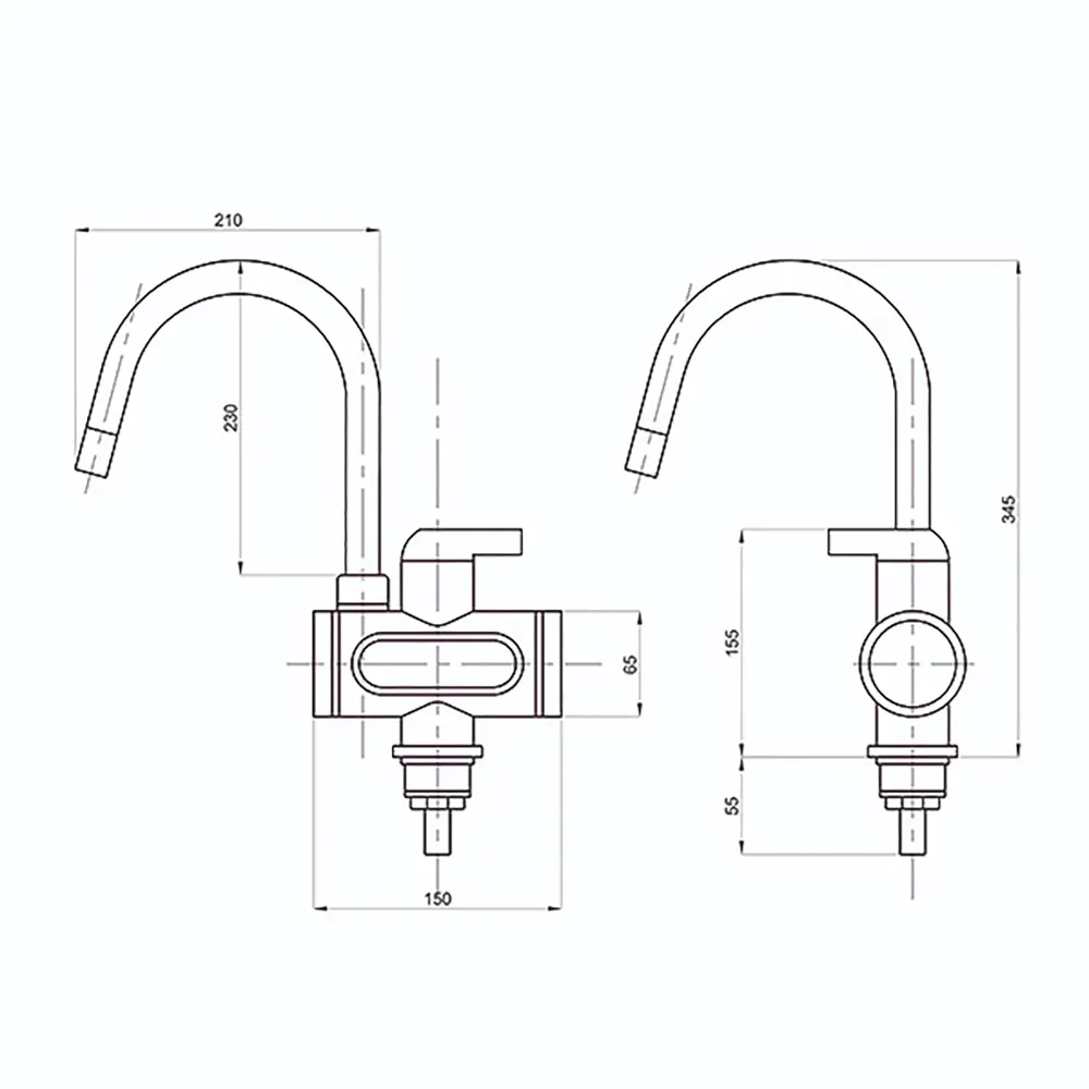 Фото 3 Проточный водонагреватель электрический Mixline Wh-003 551719 3.3 кВт жёлтый / золотой Фото 3 Проточный водонагреватель электрический Mixline Wh-003 551719 3.3 кВт жёлтый / золотой