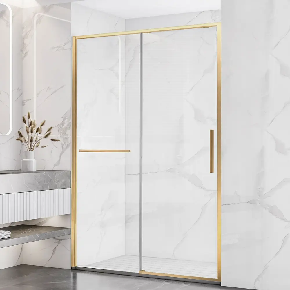 Фото Душевая дверь Vincea VDS-1SS130CLG 130см эффект стекла прозрачный раздвижной Фото Душевая дверь Vincea VDS-1SS130CLG 130см эффект стекла прозрачный раздвижной