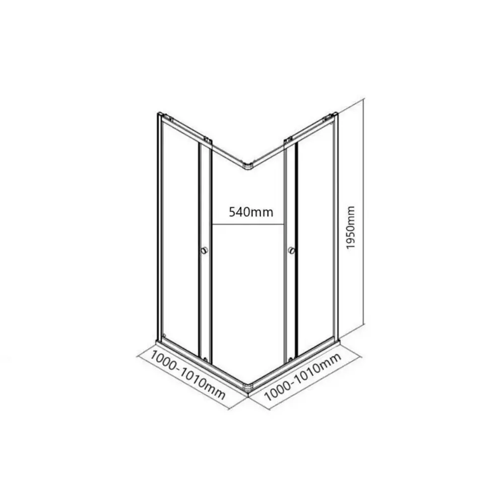 Фото 5 Душевой уголок Doccia GLASS100y/GR/5CHMT угол 100x100см хромированный профиль эффект стекла прозрачный Фото 5 Душевой уголок Doccia GLASS100y/GR/5CHMT угол 100x100см хромированный профиль эффект стекла прозрачный