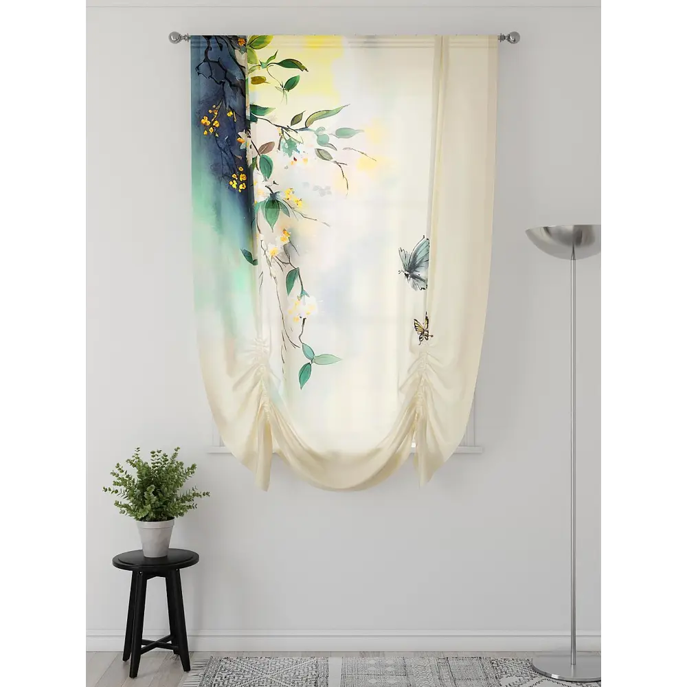 Фото Тюль Comfy way Фартос - 43 CW514043-200 на шторной ленте 200x150 см цвет синий Фото Тюль Comfy way Фартос - 43 CW514043-200 на шторной ленте 200x150 см цвет синий