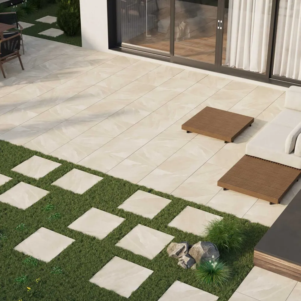 Фото 4 Керамогранит Onlygres Stone SOG301 60x60см 0.72 м² утолщенный, ректифицированный, цвет бежевый, цена за упаковку