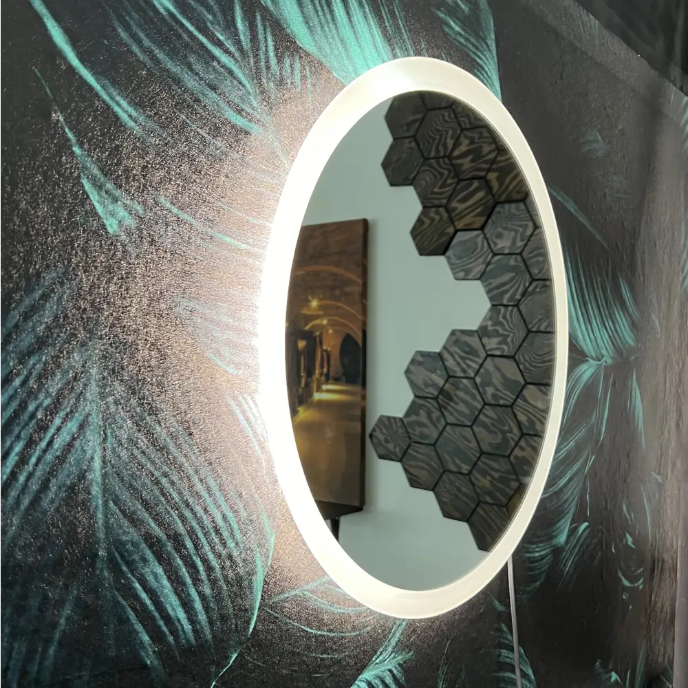 Фото 4 Зеркало для ванной Alfa mirrors подогрев Svet-6AVzVd-Lite с подсветкой 60x60см включение на взмах Фото 4 Зеркало для ванной Alfa mirrors подогрев Svet-6AVzVd-Lite с подсветкой 60x60см включение на взмах
