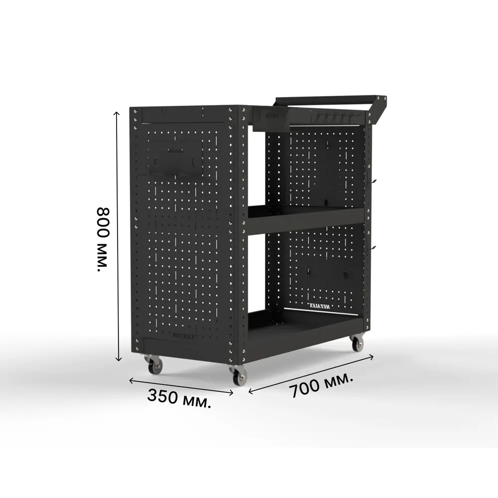 Фото 2 Тележка инструментальная Metalex Тип 2 118186 950x450x900 мм Фото 2 Тележка инструментальная Metalex Тип 2 118186 950x450x900 мм