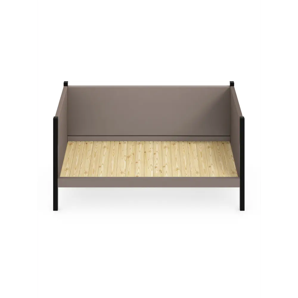 Фото 2 Кровать Solarius Тахта сплошное основание 100 x 101 x 200 см дерево цвет мокко мусс;черный оникс Фото 2 Кровать Solarius Тахта сплошное основание 100 x 101 x 200 см дерево цвет мокко мусс;черный оникс