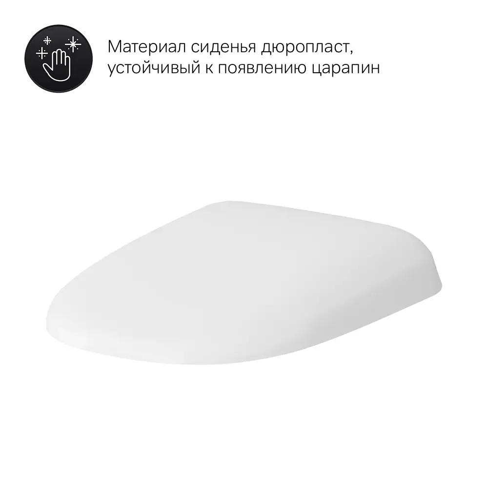 Фото 2 Унитаз подвесной Am.pm Sensation C301700WH безободковый