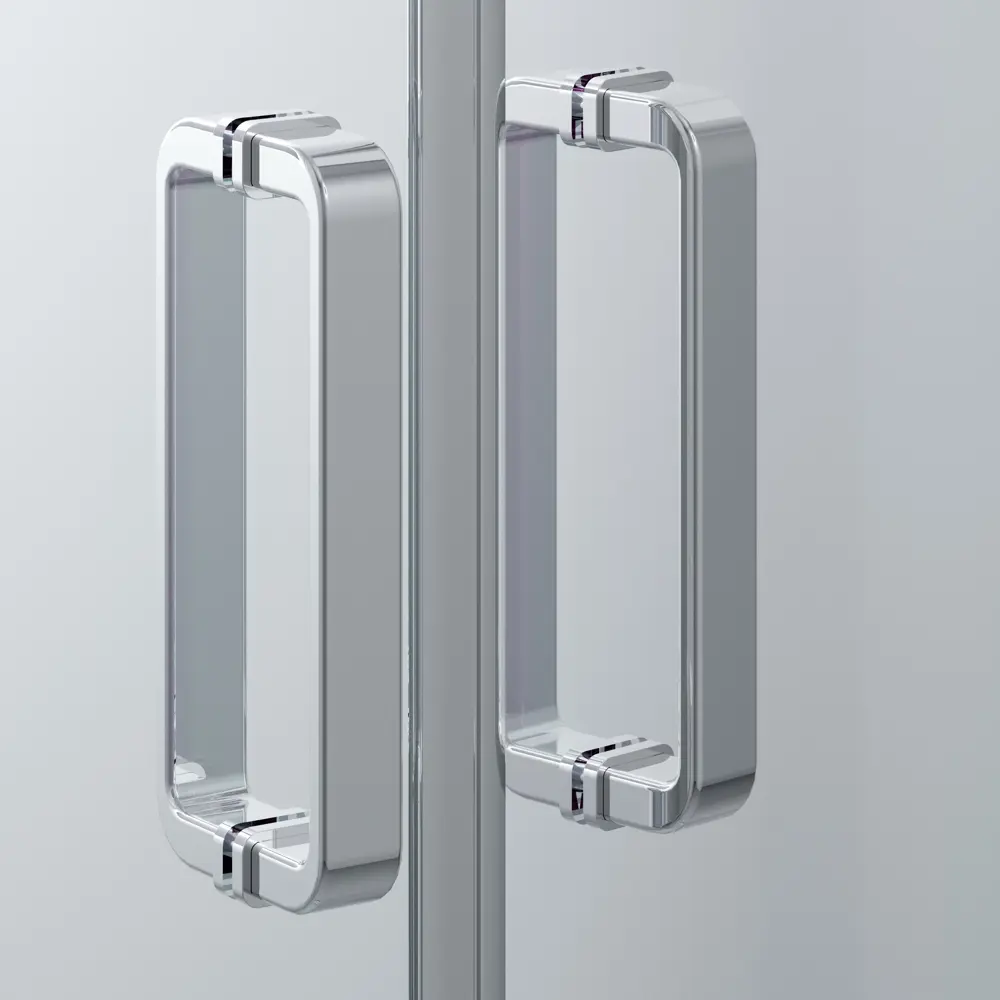 Фото 7 Душевая дверь Ambassador 17021108AX 130см эффект стекла прозрачный раздвижной