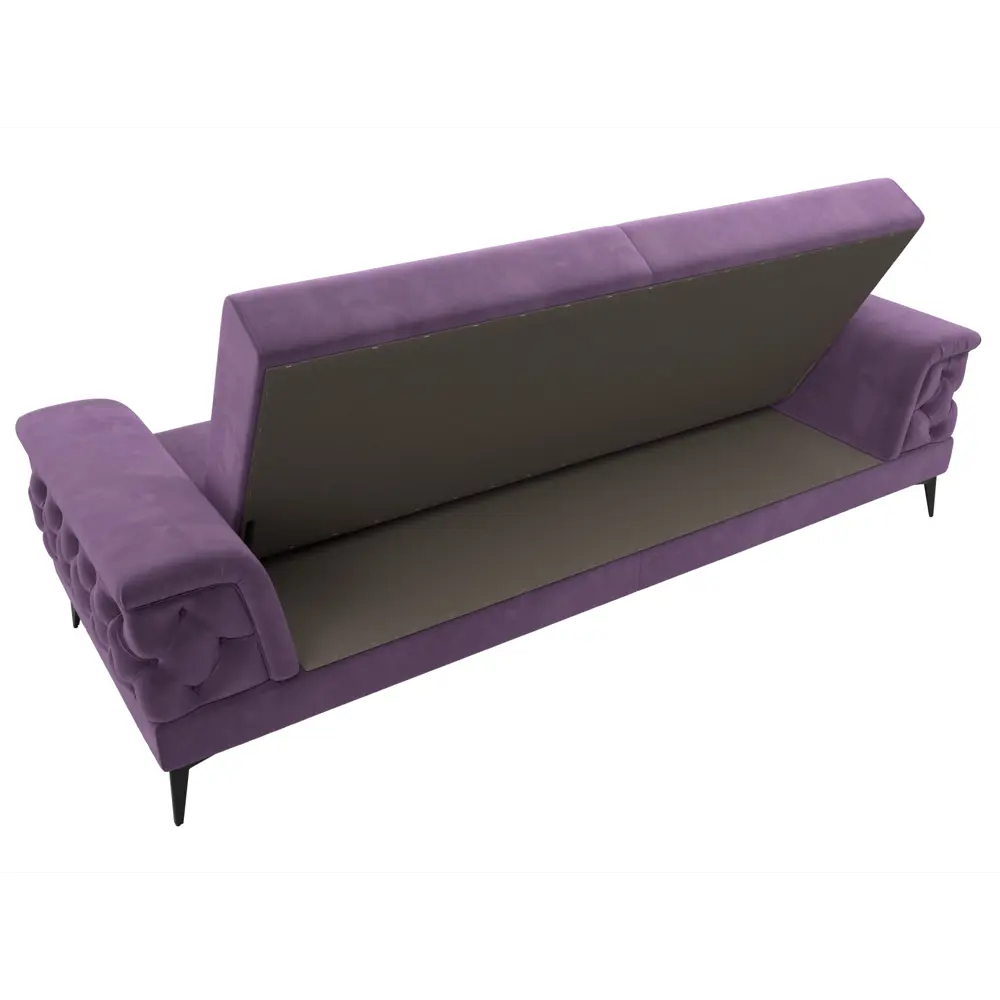 Фото 7 Диван Лига диванов Лига-023 260x96x97 см вельвет цвет фиолетовый Фото 7 Диван Лига диванов Лига-023 260x96x97 см вельвет цвет фиолетовый