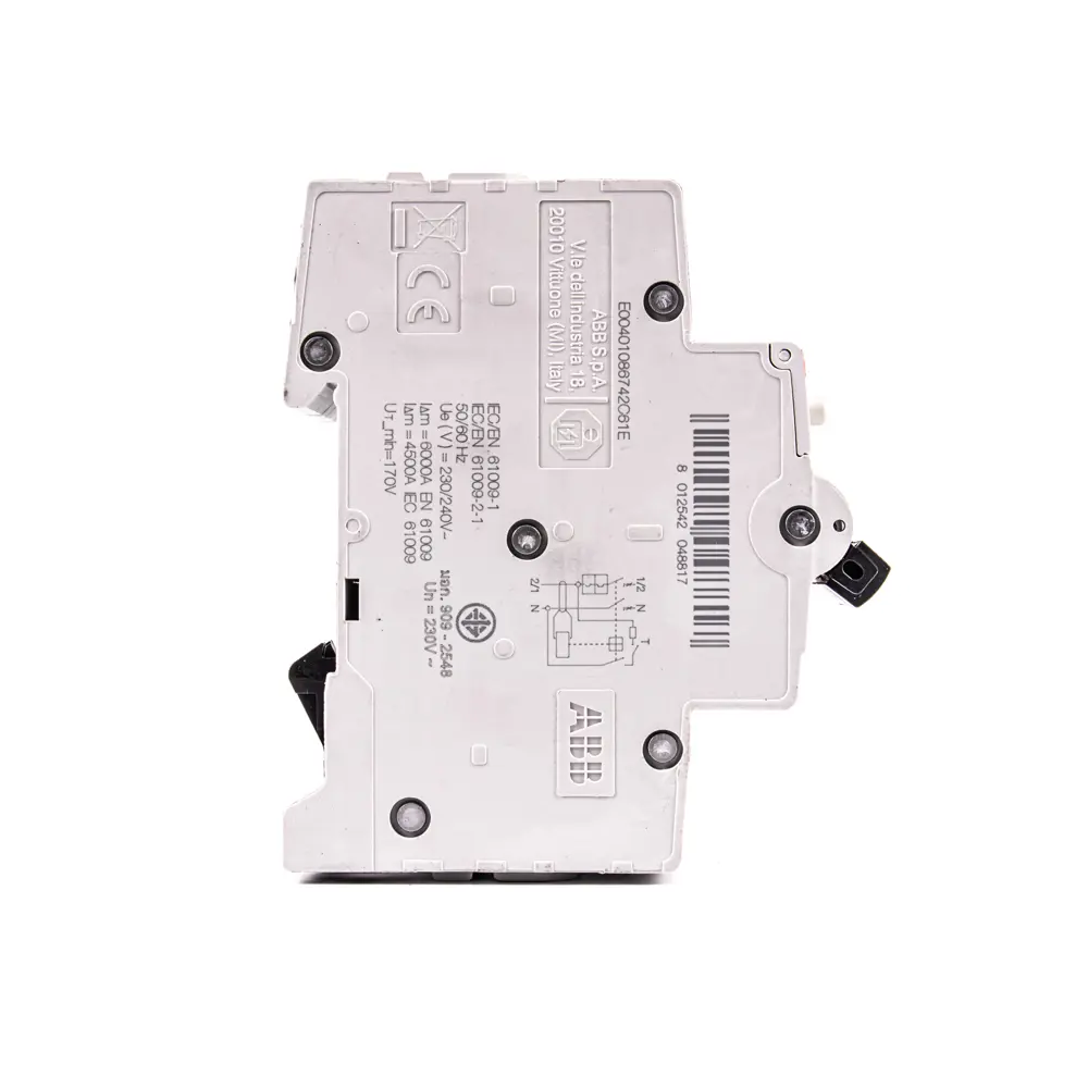 Фото 3 Дифференциальный автомат ABB DS201 1P+ N C 40 AC 30 мА 6 кА 2CSR255080R1404 Фото 3 Дифференциальный автомат ABB DS201 1P+ N C 40 AC 30 мА 6 кА 2CSR255080R1404