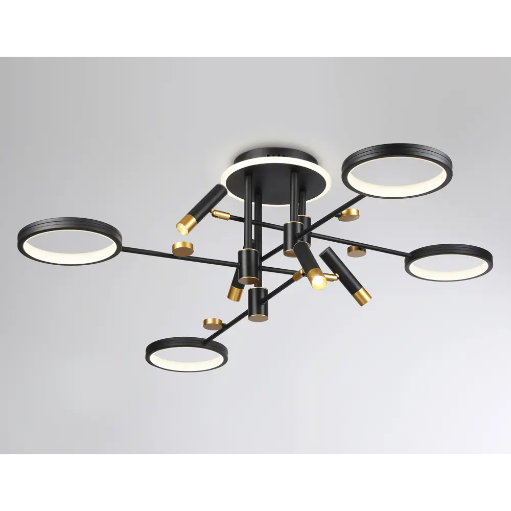 Фото 4 Люстра потолочная светодиодная Ambrella Comfort fl51649 с пультом управления 32 м² теплый белый (желтый) свет цвет белый Фото 4 Люстра потолочная светодиодная Ambrella Comfort fl51649 с пультом управления 32 м² теплый белый (желтый) свет цвет белый