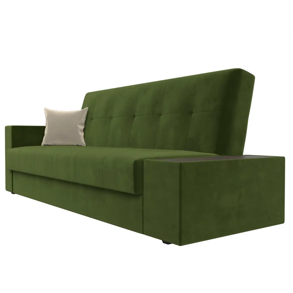 Фото 2 Диван Лига диванов Лига-020 224x90x84 см вельвет цвет зеленый Фото 2 Диван Лига диванов Лига-020 224x90x84 см вельвет цвет зеленый