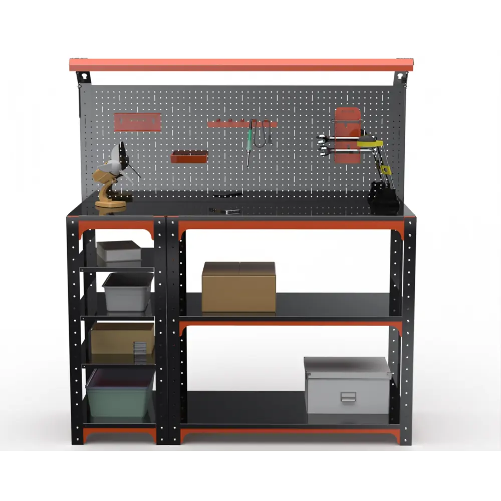 Фото Стол-верстак Metalex Kit 204745 950x1000x400 мм, максимальная нагрузка до 260 кг Фото Стол-верстак Metalex Kit 204745 950x1000x400 мм, максимальная нагрузка до 260 кг